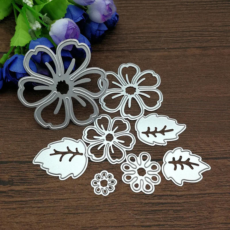 Description Picture 5 of item8pc flower spring leaf METAL CUTTING DIES Stencil Scrapbooking Photo Album Card Paper Embossing Craft DIY