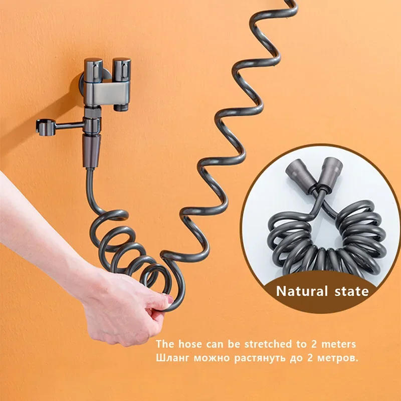 Description Picture 5 of itemHandheld Toilet Bidet Faucet Kit Bathroom Water Tank Bide Toilet Tap Sprayer Bidet Faucets for WC Self Cleaning Sanitary Shower