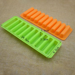 Reusable Silicone Summer Artifact Silicone Ice Cube Tray Long Slim Sticks Fits Sports Water Bottle Mould Ice Cream Maker Tools