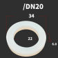 DN20 22x34x6mm