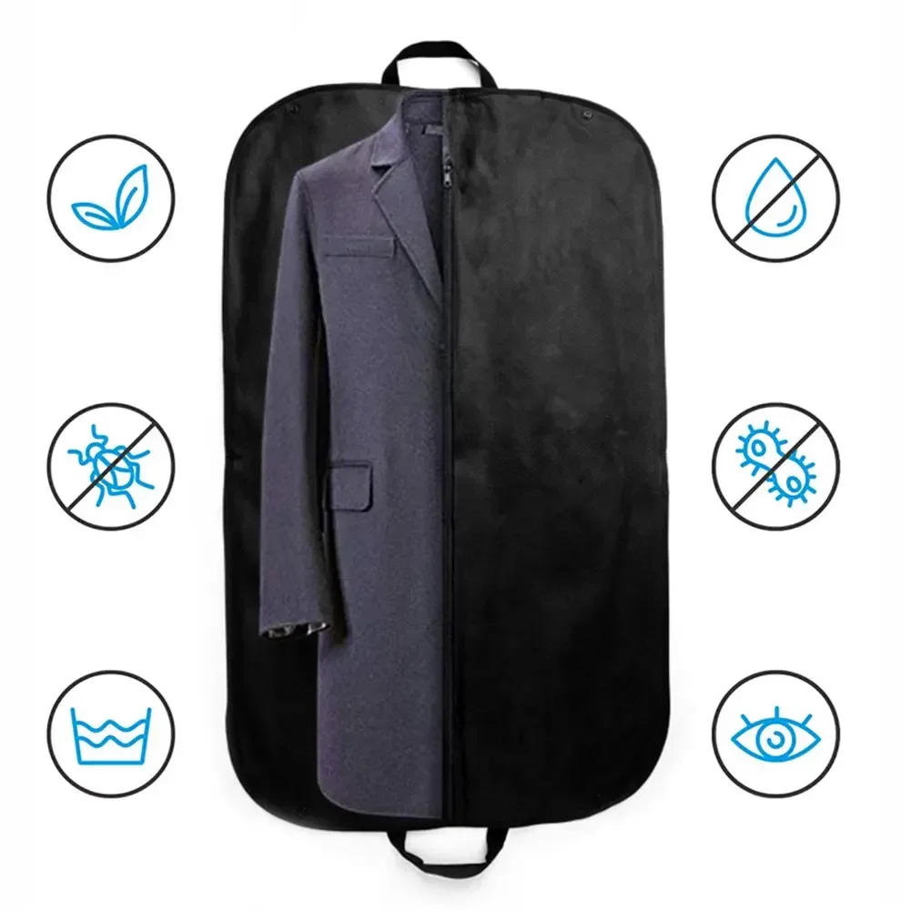 Description Picture 5 of itemDustproof Clothing Covers Waterproof Clothes Dust Cover Coat Suit Dress Protector Hanging Garment Bags Closet Organizer