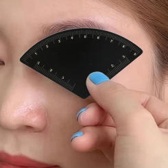 Fast Drawing Aluminum Alloy Eyebrow Design Ruler Microblading Mapping Tool Shaping Permanent Makeup Drawing Guide Ruler Tattoo