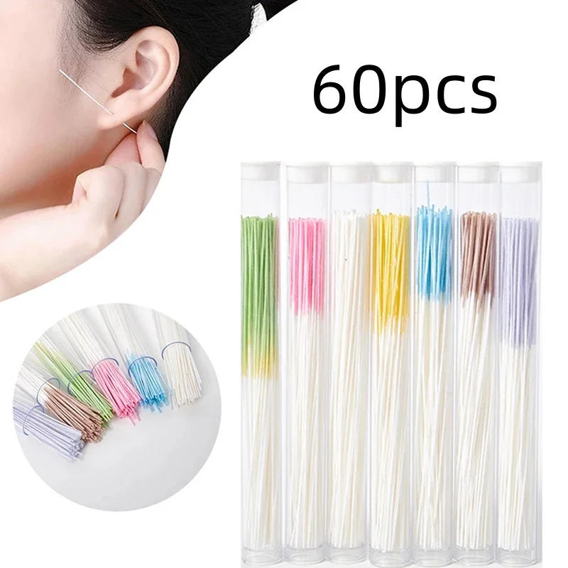 Description Picture 6 of item120/60pcs Ear Piercing Cleaning Effective Ear Hole Cleaner Tool Disposable Earrings Hole Clean Paper Line for Removing Dirt Odor