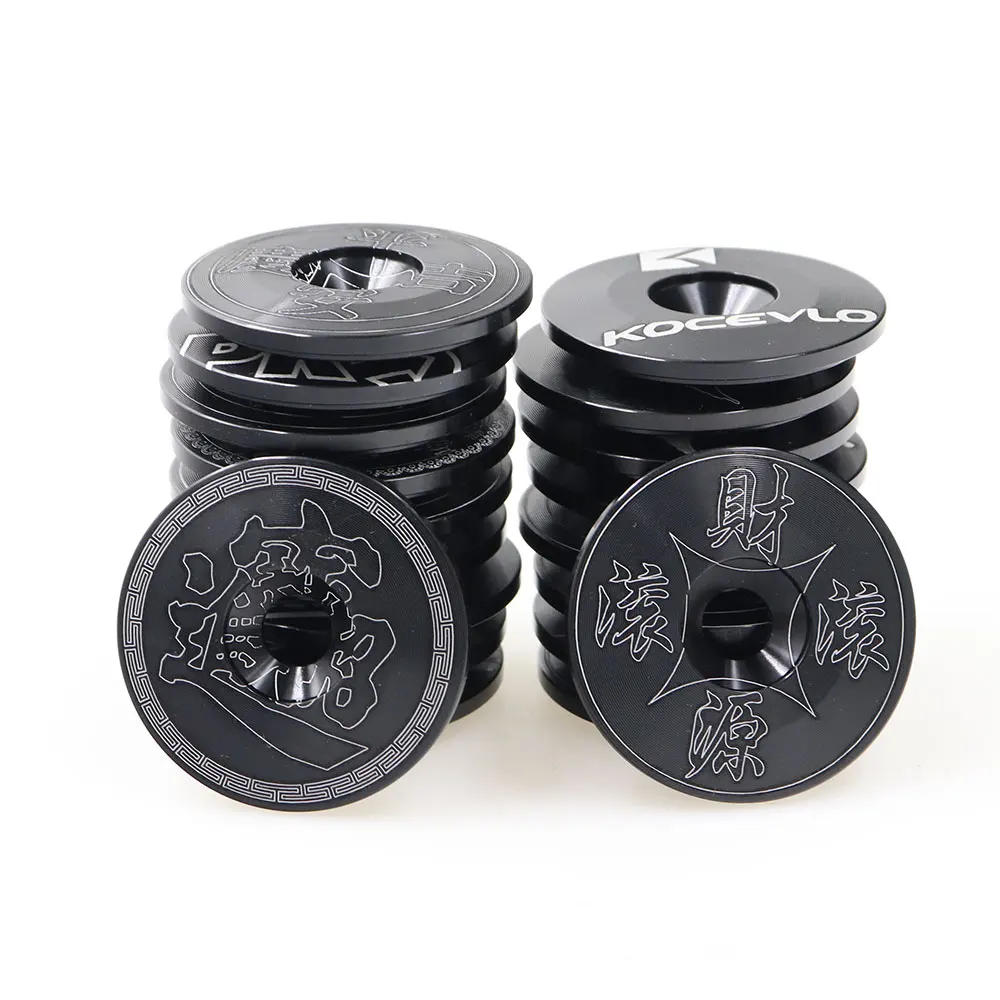 Description Picture 6 of itemKOCEVLO Bicycle Headset top Cap Aluminum Alloy Bike Stem 28.6mm 1 1/8" Steerer Fork Tube Headset Cap Cover