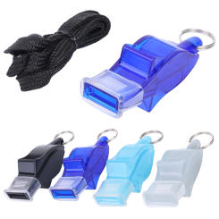 1pc Soccer Basketball Sports Referee Plastic Whistle Outdoor Camp Survival Tool