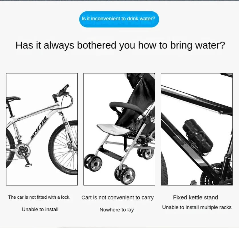 Description Picture 2 of itemStroller Cup Holder Phone Holder 2-in-1 Stroller Phone Milk Bottle Holder For Pram Pushchair Wheelchair Accessories