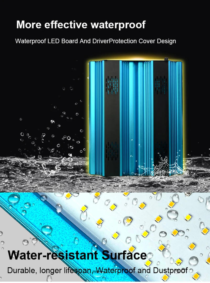 Description Picture 5 of item2pcs 480W Led Grow light Kit Quantum Tech Growth Lamp Samsung Full Spectrum For Indoor Greenhouse Plants With Smart Controller