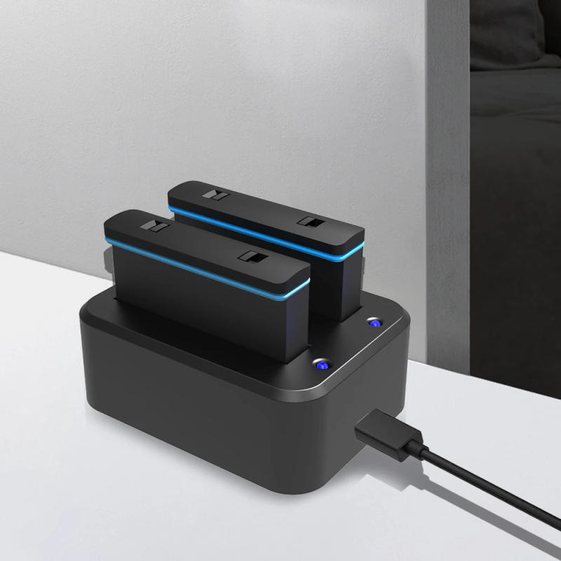 Description Picture 4 of item2 in 1 Battery Fast Charging Hub For Insta360 ONE X3 Portable Fast Charger Dock For Insta 360 X3 Action Camera Battery Charger