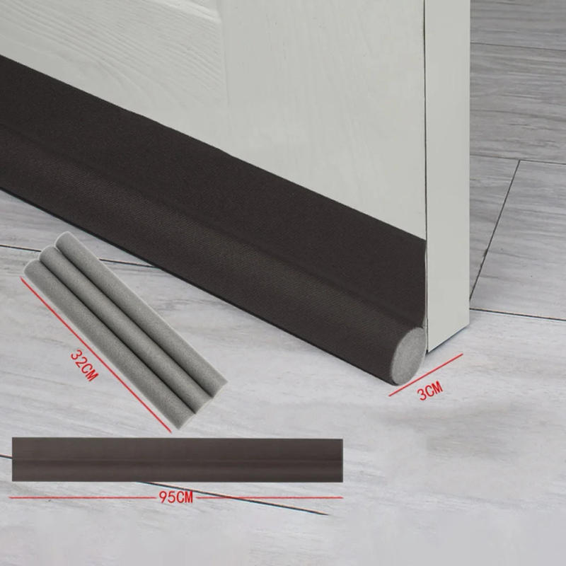 Description Picture 5 of item1pcs 95cm Windproof Seal Strip Sealer Soundproof Draught Excluder Stopper Door Bottom Guard Double Protector Dust-proof Blocker
