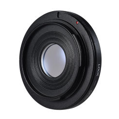 FD-EOS Lens Mount Adapter Camera Lens Adapter Ring with Optical Glass Focus Infinity FD Lens to EOS EF Mount Body for Canon