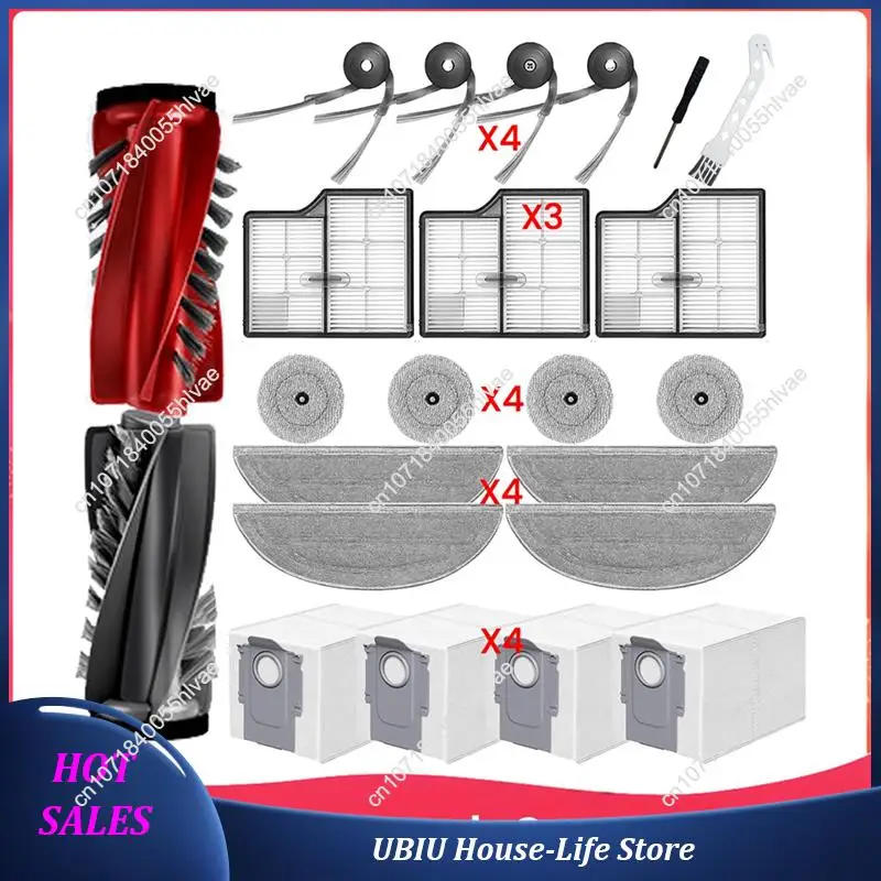 Description Picture 4 of itemReplacement Parts Forroborock Saros 10 Vacuum Cleaner Parts Main Side Brush HEPA Filters Mop Pads Dust Bags Accessories Kit-Best