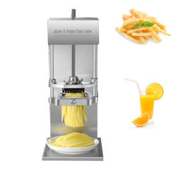 Good Quality Electric Potato Strips Cutter French Fries Machine Automatic Stainless Steel Potato Chips Cutter