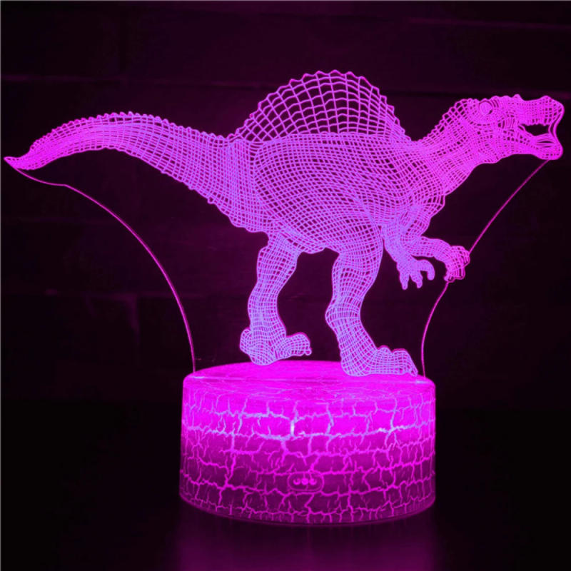 Description Picture 5 of itemNighdn Children's Night Light LED Dinosaur 3D Lamp for Kids Bedroom Decoration Child Nightlight Birthday Gift for Boys Girls