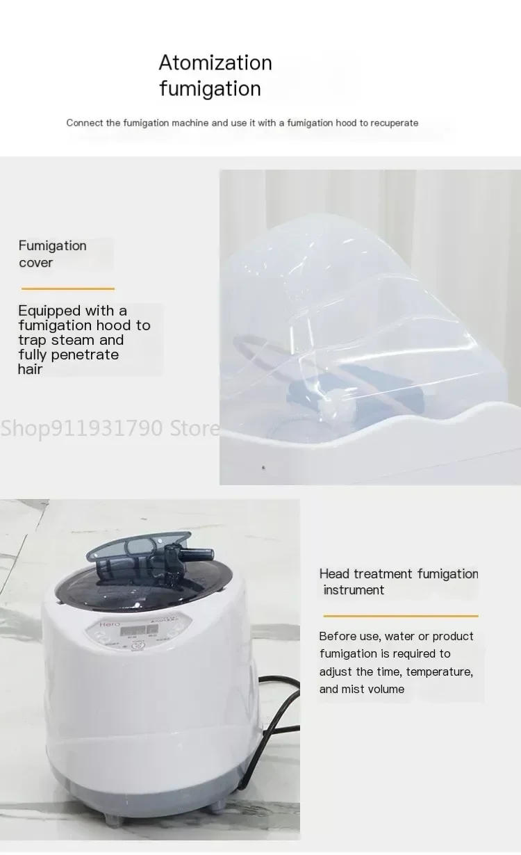 Description Picture 5 of itemWater Circulation Shampo Chair Sink Fashion Stylist Head Spa Hair Wash Basin Chair Move Shampouineuse Salon Furniture MQ50XF