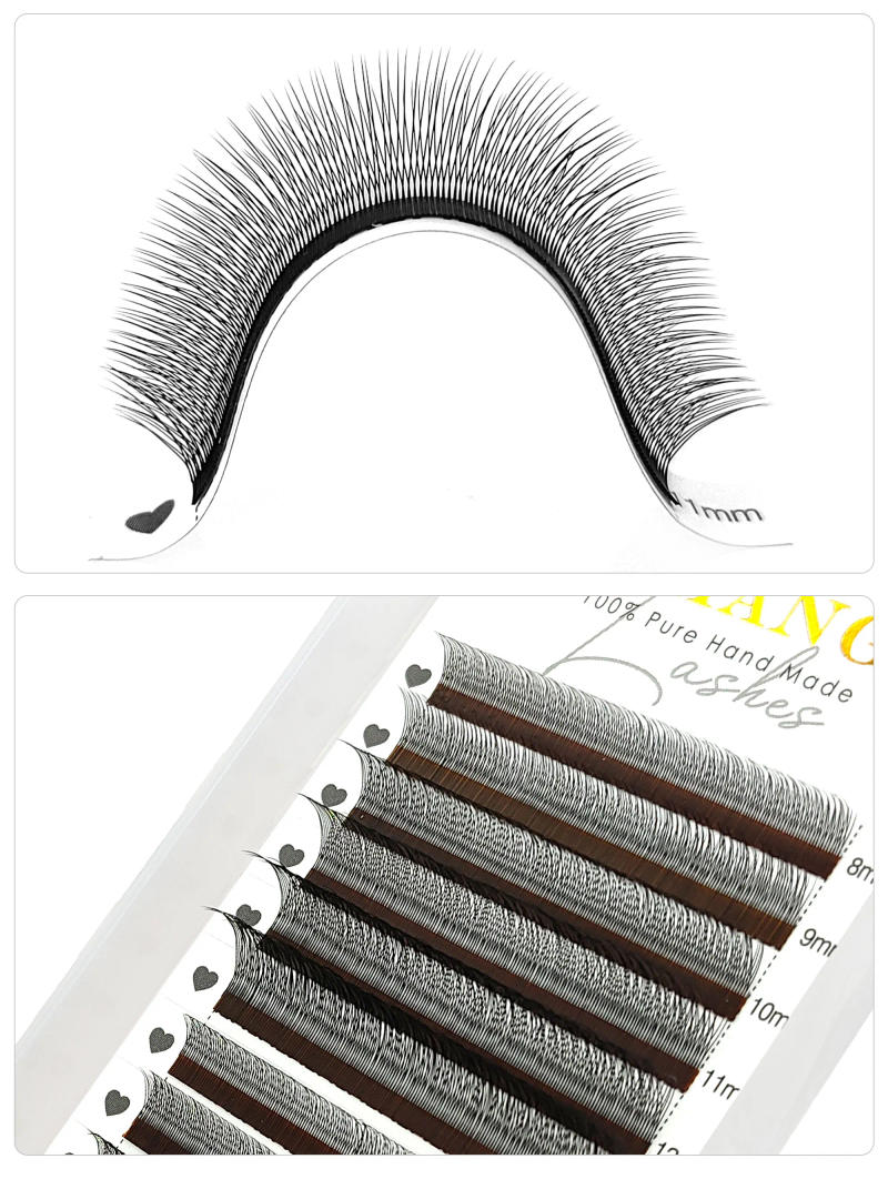 Description Picture 6 of itemLC/C/D Curl Fox Y Shaped V Type Eyelash Extension 8-13Mix False Lashes Premade Volume Fan Lashes Beauty Cilios