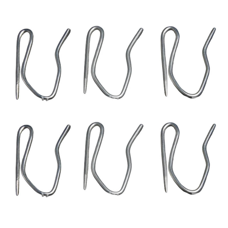 Description Picture 5 of item10/20/50Pcs Hooks CUrtain S Hook Metal Pin Curtain Home Window Curtain Shades Shutters Brackets Dressing Hardware Accessories