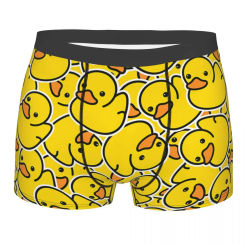 Yellow Classic Rubber Duck Underpants Homme Panties Man Underwear Comfortable Shorts Boxer Briefs