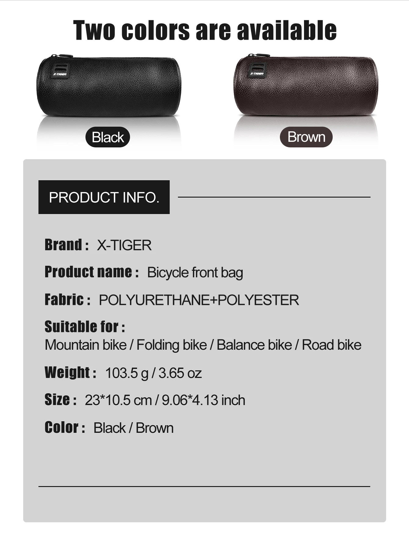 Description Picture 4 of itemX-TIGER Bike Front Beam Bags Mountain Road Bike Head Tube Bags Front Handlebar Waterproof Saddle Bags Cycling Equipment