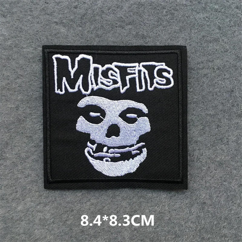 Description Picture 3 of itemRock Band Music Patches Clothes Embroidery Patches Badges Applique Stripes Jacket Jeans DIY Iron on for Clothing Stickers