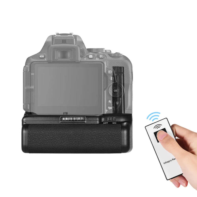 Description Picture 2 of itemD5600 Battery Grip with Infrared Remote Control for Nikon D5600 Vertical Battery Grip