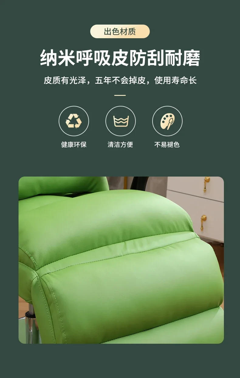 Description Picture 4 of itemReclinable Luxury Salon Chair Hidraulic Leg Barber Shop Salon Chair Portable Vintage Cadeira De Barbeiro Commercial Furniture