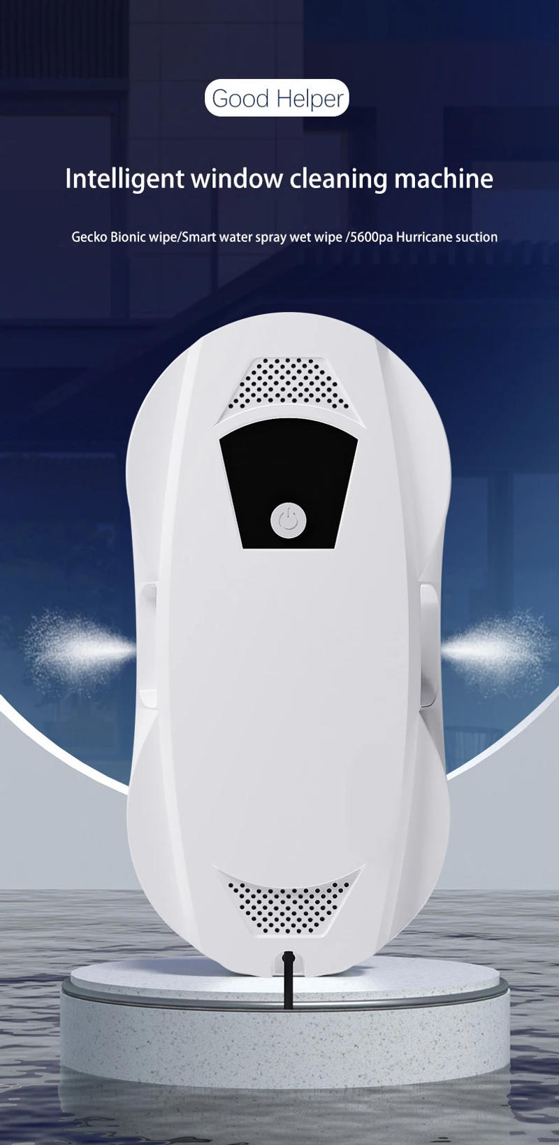 Description Picture 5 of itemNew Design Smart Building Glass Cleaner Window Home Window Cleaning Robot Household Grass Cleaning