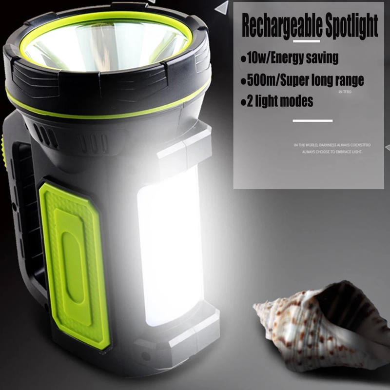 Description Picture 5 of itemRechargeable Flashlight with Sharp Light Handheld LED Spotlight Torch Waterproof Flashlight with Large Capacity Battery