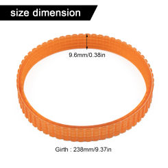 3pcs Electric Planer Drive Belt For 1900B 225007 N1923B KP0810 BKP180 FP0800 238mm Girth Power Transmission Parts Polyurethane