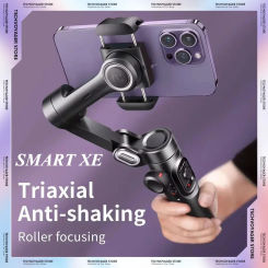 AOCHUAN Smart XE Handheld Gimbal Stabilizer Face Tracking RGB Fill Light Tiktok Vlog Phone Live Broadcast 3-Axis Selfie Stick