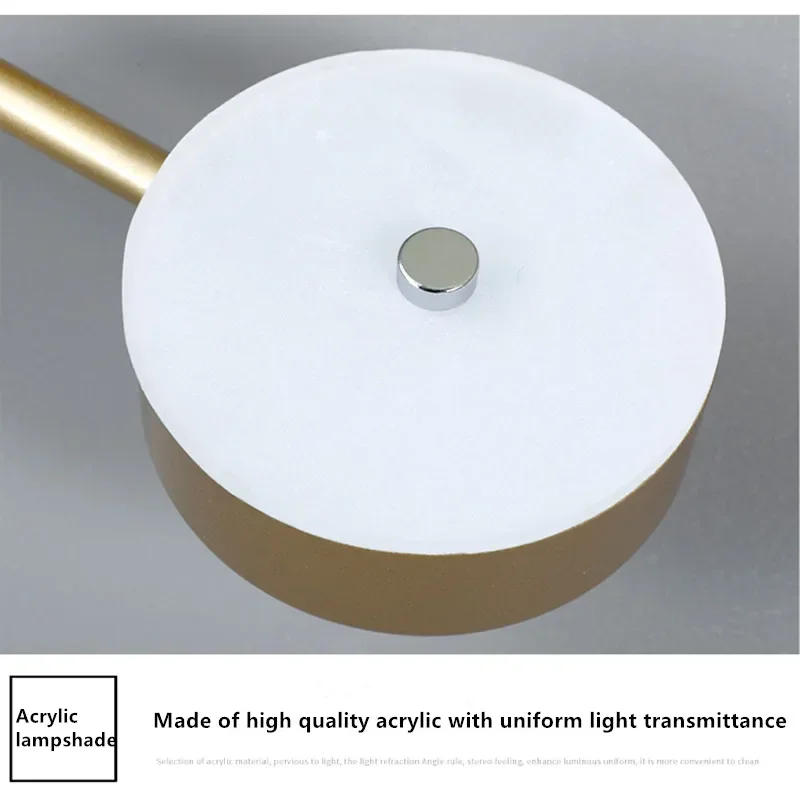 Description Picture 4 of itemNordic Branches Multi Arms Gold Black Wall Lamp For Bedroom Bedside Living Room Led Indoor Lighting Decoration