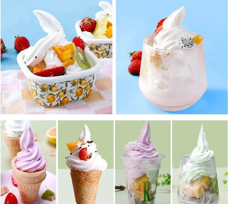 Description Picture 3 of itemIce Cream Machine Table Top Hard Ice Cream Yogurt Maker 1400W Automatic Benchtop Gelato Home Appliance Commercial