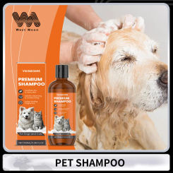 Pet Shampoo for Dogs & Cats Deep Cleansing Pet Skin Remove Odor Control Relieve Itching Keep Ph Balance Fluffy Soft Shower Gel