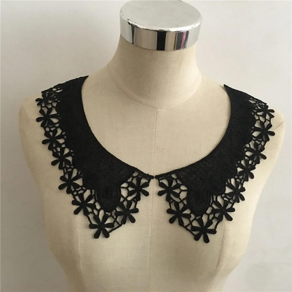 Description Picture 4 of itemHigh quality Lace fabric White milk fiber Laces collar Baby hair bands Embroidery Craft materials Dress Needlework Accessories