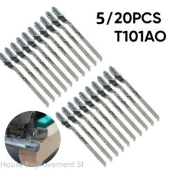 5/20pcs Jig saw Blade Set T101AO 3" T-shank HCS Assorted Metal Steel Jigsaw Blade For Bosch Plastic Wood Cutting Tools