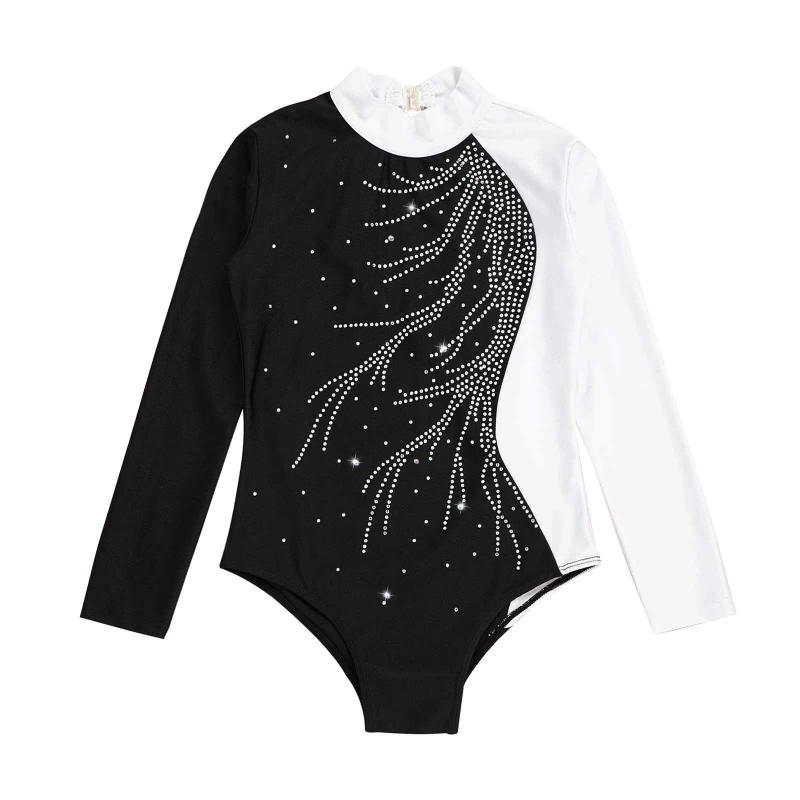 Description Picture 6 of itemKids Ballet Dance Outfits Teen Rhythmic Gymnastic Leotard with Shorts Figure Skating Jumpsuit for Girls Yoga Acrobatics Bodysuit