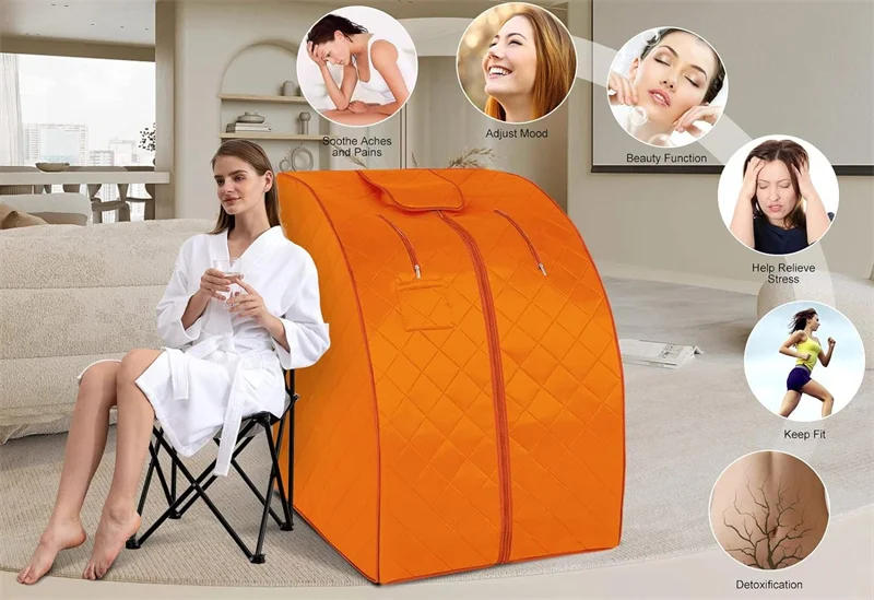 Description Picture 2 of itemWholesale Personal Infrared Sauna for Home, Portable Sauna Spa Tent for Relaxation Detox Home Spa