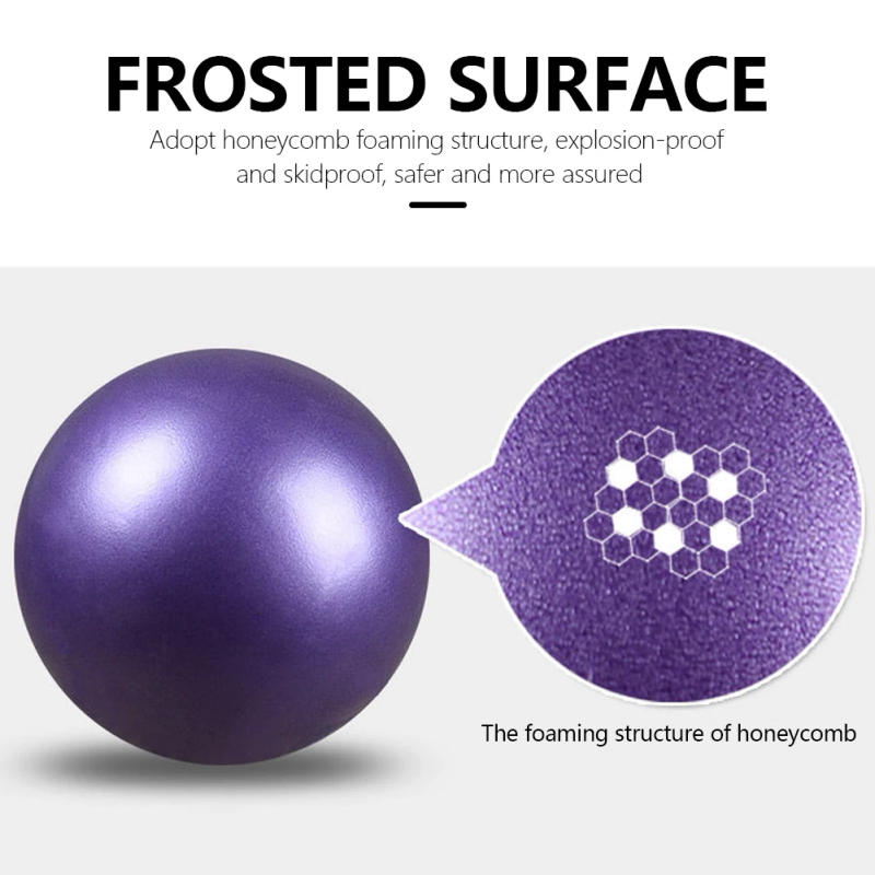 Description Picture 6 of item25cm Anti-pressure Explosion-proof Diameter Yoga Exercise Gym Pilates Yoga Balance Ball Gym Home Training Yoga Ball