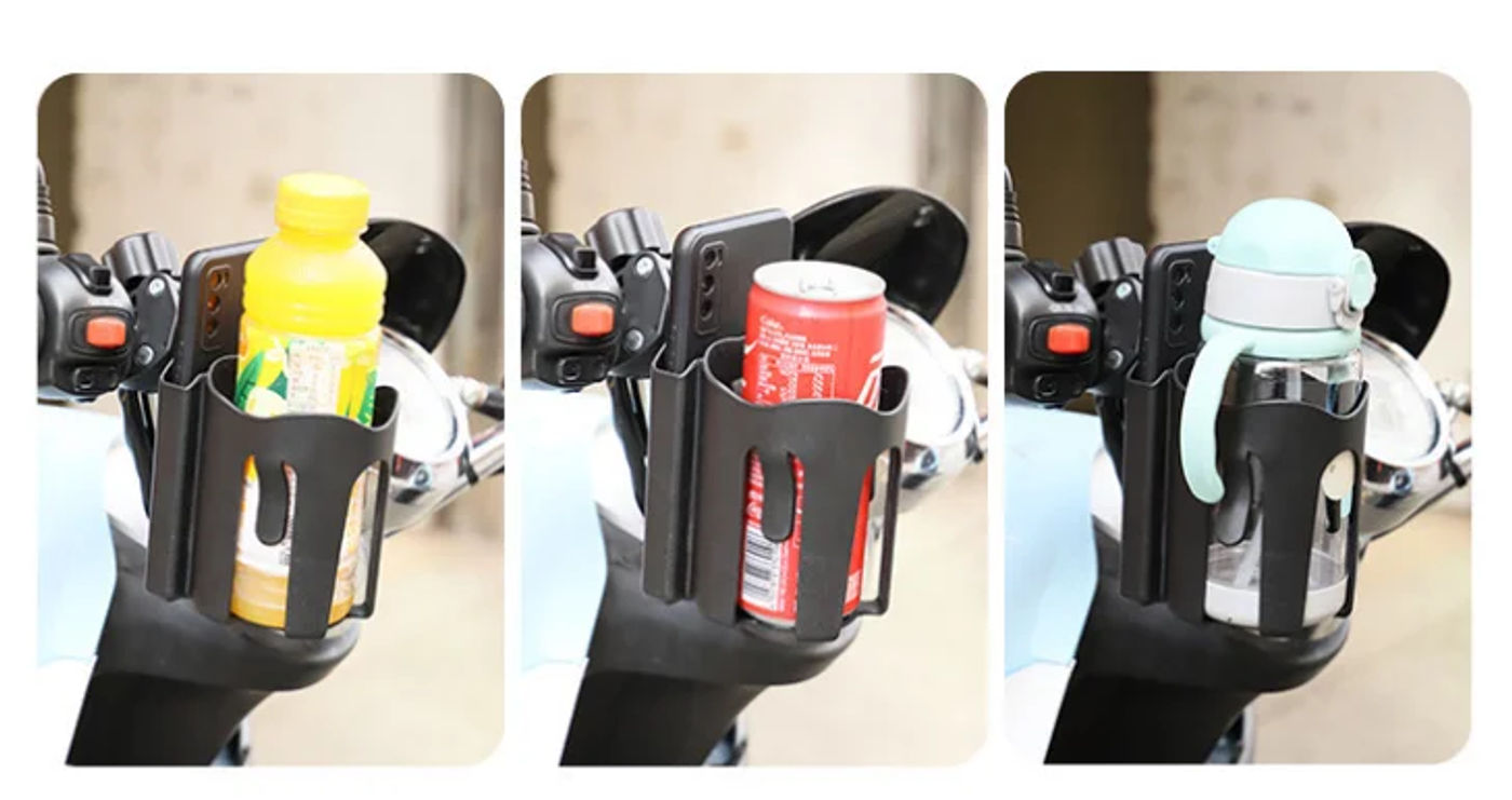 Description Picture 2 of itemBaby Stroller Water Cup Holder With Mobile Phone Holderbottle Holderelectric Carbicycle Universal Water Bottle Holder