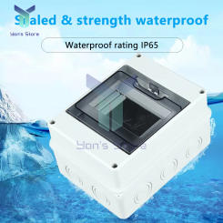 2/3/5/8/12 Ways Outdoor Waterproof Insulation Electrical Distribution Box Circuit Breaker MCB Power Junction Wire Box IP65