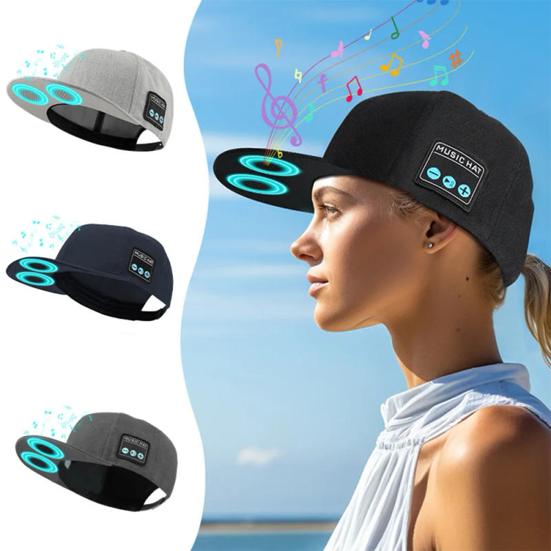 Description Picture 2 of itemHat with Bluetooth Speaker Wireless Smart Loudspeaker Cap Adjustable Speakers Hat For Outdoor Sport Baseball Cap With Mic