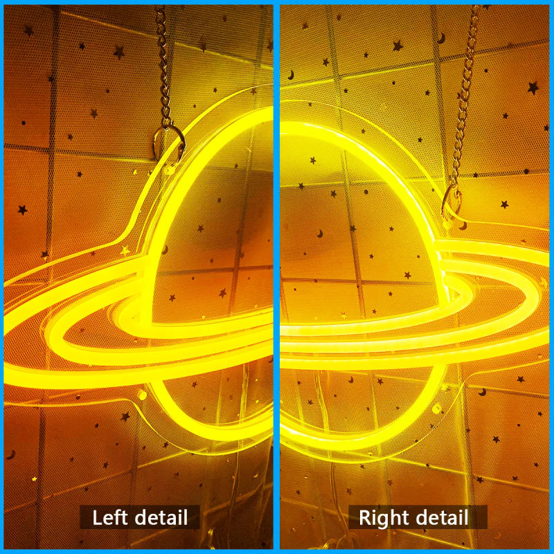 Description Picture 4 of itemStar Planet Neon sign, LED neon light for bedroom decoration, birthday party, children's gifts, create a mysterious atmosphere