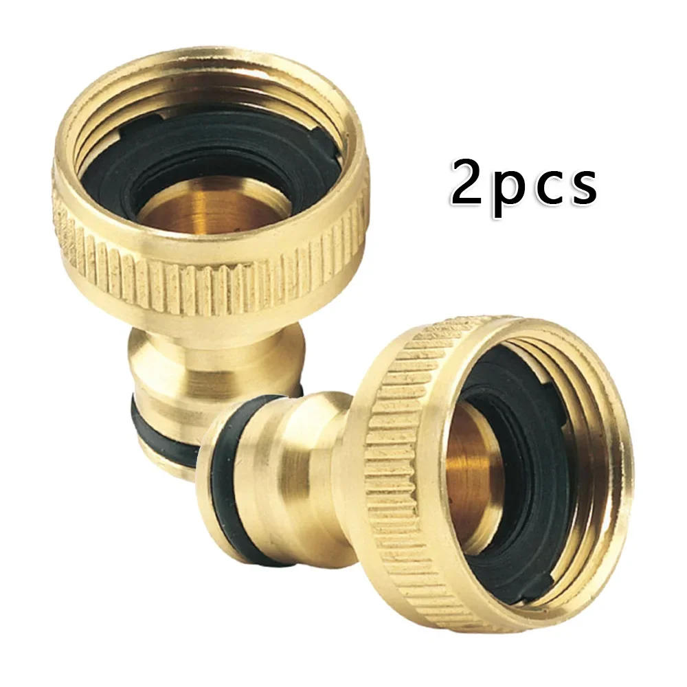 Description Picture 6 of itemALLGOOD 2pcs Fitting 3/4 To 1/2 INCH Thread Quick Connector Brass Garden Irrigation Faucet Hose Tap Nozzle Adapter Water Gun Joi