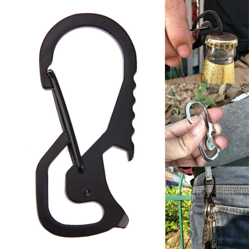 Description Picture 5 of itemOutdoor Tools Carabiner Cap Lifter Hex Driver Bottle Opener Keychain Ring Climbing Accessories#271875