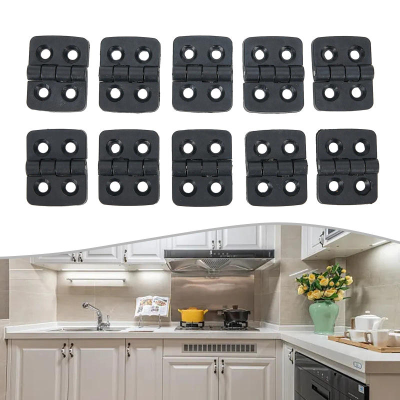 Description Picture 5 of item10PCS  Plastic Hinges Door Bearing Butt Cabinet Hinge Cabinet Electrical Box Door Window Hardware Folding Hinges Replacement