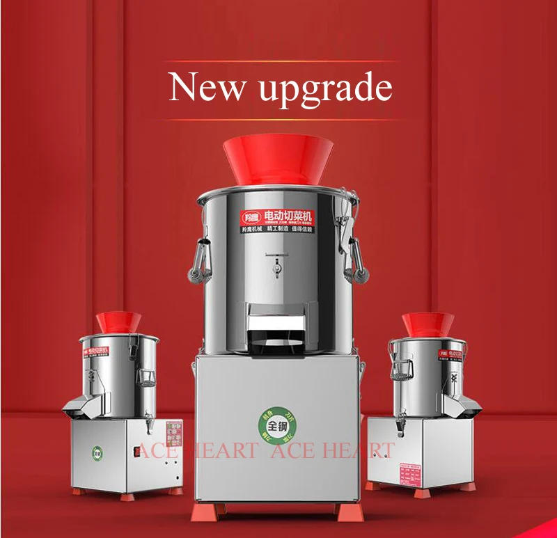 Description Picture 3 of itemCommercial Vegetable Cutter Dicing Machine Electric Canteen Minced Meat Mincer Pellet Dumpling Vegetable Stuffing Machine