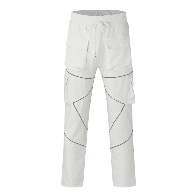 Description Picture 2 of itemMen Casual Pants Skinny Leg Cargo Hip Hop Tracksuits Jogger Sweatpants Pockets Punk Man Y2k Clothing Trousers Gym Pantalones