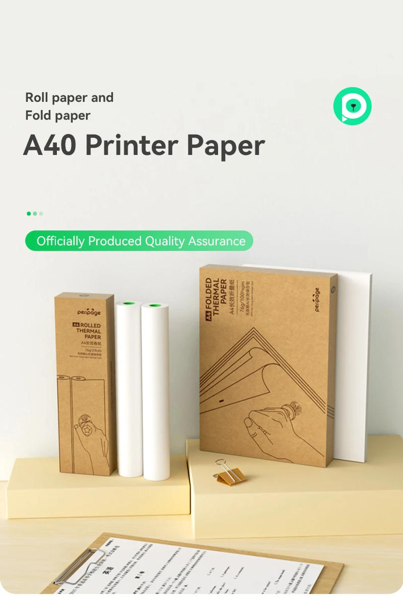 Description Picture 2 of itemPeriPage Original Thermal Paper A4 210mm Thermal Fax Machine Paper Long Time 15 Years Storage Type Paper for A40 Printer