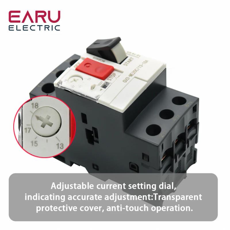 Description Picture 5 of item3P Motor Starter GV2ME Series Motor Protector Motor Circuit Breaker Push Button Thermal Magnetic Type Motor Breaker MPCB Factory