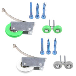 M17D Thickening Stainless Steel Wardrobe Sliding Door Roller Pulley Sliding Door Silence Fittings Sliding Gate Wheel