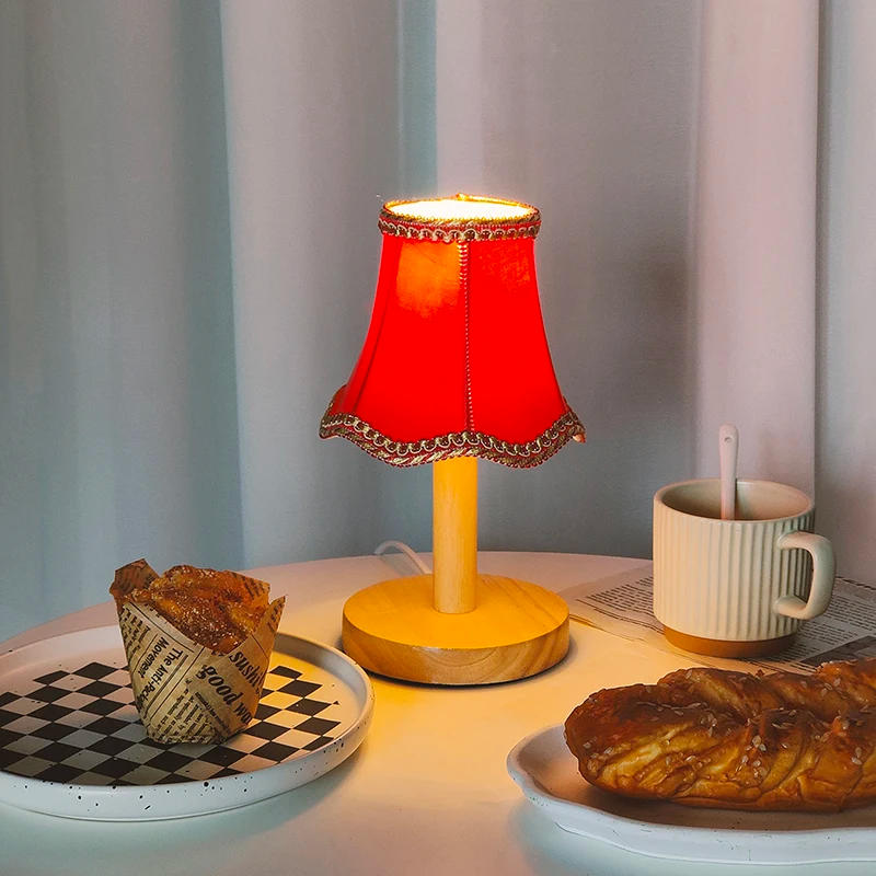 Description Picture 6 of itemSimple Chandelier Lamp Shade Retro Candle Chandelier Cloth Lampshade Nordic Style Modern Lamp Cover For Home Decoration